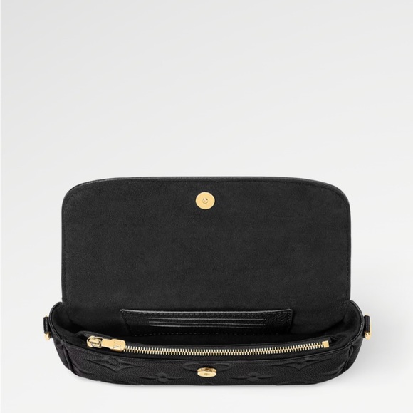 Louis Vuitton Black Leather Shoulder Bag - Picture 2 of 3